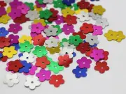 2500 Mixed Color 10mm Flat Flower Loose sequins Paillettes Sewing Wedding Craft