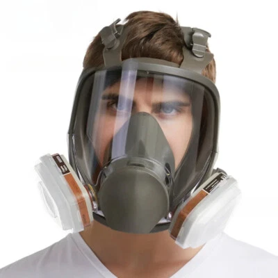 Anti-Fog Gas Mask Industrial Painting Spraying Respirator Work Filter Dust Proof