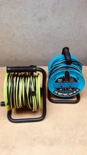 Workshop 20 Metre Extension Cord Reel with 2 Socket Powerboard Free Shipping.