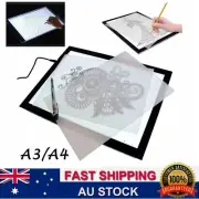 AU A3/A4 LED Light Tracing Box Design Tattoo Stencil Drawing Lightbox Pad Board
