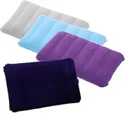 Aililong Pack of 4 Inflatable Pillow Camping & Travel Pillow, Lightweight, Foldable and Comfortable, Inflatable Pillow, Beach Pillow