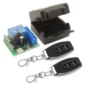 Wireless Remote Control Switch, DC 12V, 1CH RF Relay Receiver Module, 2 Transmit