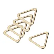 Metal Triangle Ring Buckle 20mm(0.79") Inner Width for DIY Gold Tone 20pcs