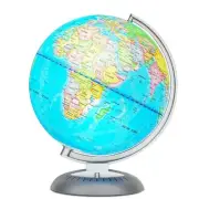 Illuminated Globe of the World with Stand | 8” Light Up World Globe for Kids