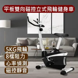 【X-BIKE 晨昌】家用豪華款平板雙向磁控立式飛輪健身車 60400