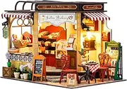 Generic DIY Miniature Kits Made of Wood, 3D Wood Puzzle, Collector's Items, Decoration, Bakery, Diorama, House for Family Vacation Gifts