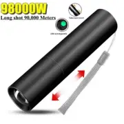 Mini Rechargable LED Flashlight with Waterproof and Telescopic Powerful Flash