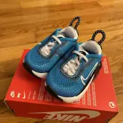 Nike Air Max 2090 (TD) CU2092 400 Laser Blue/White Black New Toddler Size 2C