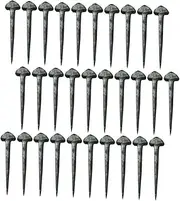 50pcs Horseshoe Nails Metal Horse Equipment Nails for Horseshoe Iron Hoof Nails Horseshoe Fixing Tool Stable Horseshoe Nail Horseshoe Tool Stable Horse Equipment Horse Shoe Fixator