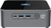 KINGDEL Desktop Computer 12th Gen Core i5-12450H 8 Core 16GB DDR4 RAM 1TB M.2 SSD Small PC with Triple Display DP HD Type-C 2xLAN for Gaming Business Study Home