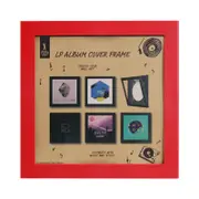 Flea Market Single LP Vinyl Wall Frame (Red)