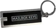 Lunch Money Mailbox Keys Rectangle Light Up Key Chain Flashlight Rugged Mini Poc