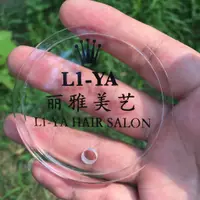 在飛比找蝦皮購物優惠-客製化【杯蓋】美髮理髮連鎖店插吸管亞克力杯蓋訂製 任意大小 