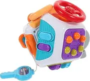 Toyvian Educational Montessori Busy Cube for Sensory Learning Plaything Enhancing Fine Motor Skills and Concentration Portable Design for