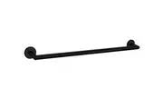 Pin 700mm single towel rail matt black