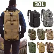 30L Military Tactical Backpack Large Army 3 Day Assault Pack Molle Bag Rucksack