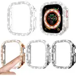 兼容 APPLE WATCH ULTRA 2 49MM 保護殼 APPLE WATCH ULTRA 保護套女款閃光鑽石