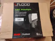 RAB Outdoor LED Floodlight X34-100LT/U-5000K Bronze 120/277V - Fast Ship
