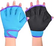 Swimming Gloves Webbed | Water Mittens Swimming Gloves | Rubber Mittens Diving Gear for Helping Upper Body Resistant, Water Resistant Training