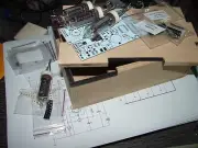 Nixie tube clock kit 2.3 IN-14 Tubes, RGB backlight, with DIY alder wood case