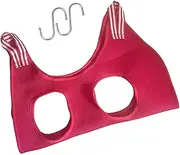 IOIUSKKU Cat and Dog Restraint Bag Convenient Hammock for Pet Grooming and Nail Care, Red, M