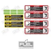 Custom Vinyl Decal Set of 10