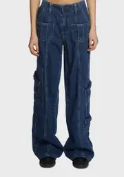 [BDG] Y2k Denim Cargo Pants