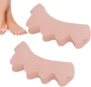 Foot Spacers for Toes | Flexible Toe Straightener,Comfortable Soft Protectors Spacers Sleeve for Walking Running Exercise Shoes Sandals