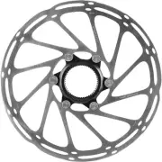 Centerline X 160mm Disc Brake Rotor - Center Lock, Silver/Black