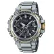 【CASIO 卡西歐】G-SHOCK MT-G 碳纖維核心 太陽能藍芽電波手錶 銀X金 MTG-B3000D-1A9_50.9mm