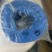 3" x 50ft Pool Backwash Hose, Heavy Duty Reinforced Blue PVC Lay Flat
