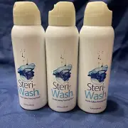 Steri-Wash® Aftercare Piercing Spray (3 Pk) 3oz.each *NEW* *FREE SHIPPING*