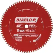 Diablo by FREUD D1072CD Trex Composite Decking Miter & Tab - 1 Blade