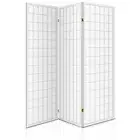 Artiss 3 Panel Room Divider Screen Wood Timber Dividers Fold Stand Wide White