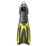 Tusa Vesna Fin with Bungee Strap, Small, Yellow