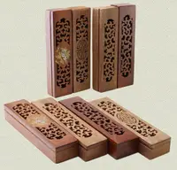 在飛比找樂天市場購物網優惠-紅木筷子盒帶蓋學生環保筷盒花梨木筷子收納盒雕刻餐具盒木質筷籠