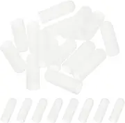 uxcell 12.7x38mm (IDxL) Rubber End Caps, 16 PCS Rubber Caps High Temp Tips Screw Silicone Flexible Thread Protector for Pipes Screw Blots Tube Fishing Jigs