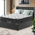 SINGLE Mattress Bed Euro Top 9 Zone Pocket Spring Cool Gel Memory Foam Bamboo