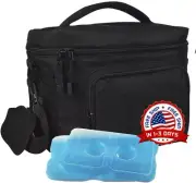 Lunch Bag For Men Black Adult Lunch Box Insulated Cooler Bags Lonchera Insulado