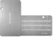 KEYSTONE Crypto Seed Storage, Crypto Capsule Metal Wallet, Cold Storage Backup, 24 Words Bitcoin Key Phrase Storage, 304 Steel Plate, Compatible with All BIP39 Wallets (Keystone Tablet)