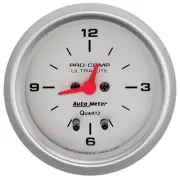 Autometer Ultra-Lite 2-5/8in Clock Quartz Analogue AU4485