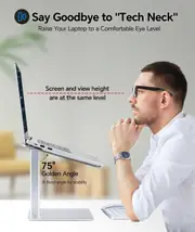 Adjustable Laptop Stand for Desk DJ Riser Compatible 13-16.5"