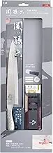 Kai Corporation RC5059 Knife Sharpener Set Sekimoroku Takumi Sashimi Knife 8.3 inches (210 mm) Diamond Ceramic Sharpener for Single Blade Set of 2 Dishwasher Safe Made in Japan
