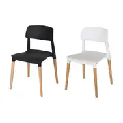 6X Stackable Chairs Belloch Replica Dining Chair Designer Cafe Bar Kitchen
