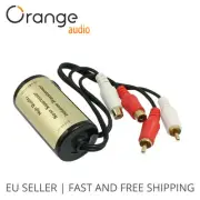 HIGH QUALITY RCA Amplifier Audio Noise Filter Ground Loop Isolator Suppressor