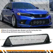 FOR 2022-2024 CIVIC TYPE-R FL5 STYLE US SPEC MATT BLACK FRONT LOWER GRILLE GRILL (for: Honda)