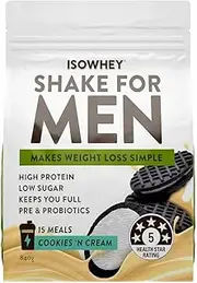 IsoWhey Men's Shake Cookies and Cream 840 g