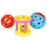 Bird Toy Ball with Bell Bird Supplies Pets Training Equipment Parrot Chewing Toy