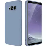 MCC For Samsung Galaxy S8 Soft Liquid Silicone Shockproof Case Cover G950 [Grey Purple]