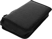 Yardenfun Large Capacity Disc Storage Bag Portable Organizer for CD DVD Vcd Stylish Pattern Design for Home and Car Use Neat Organization with Protective Soft Lining Holds Discs